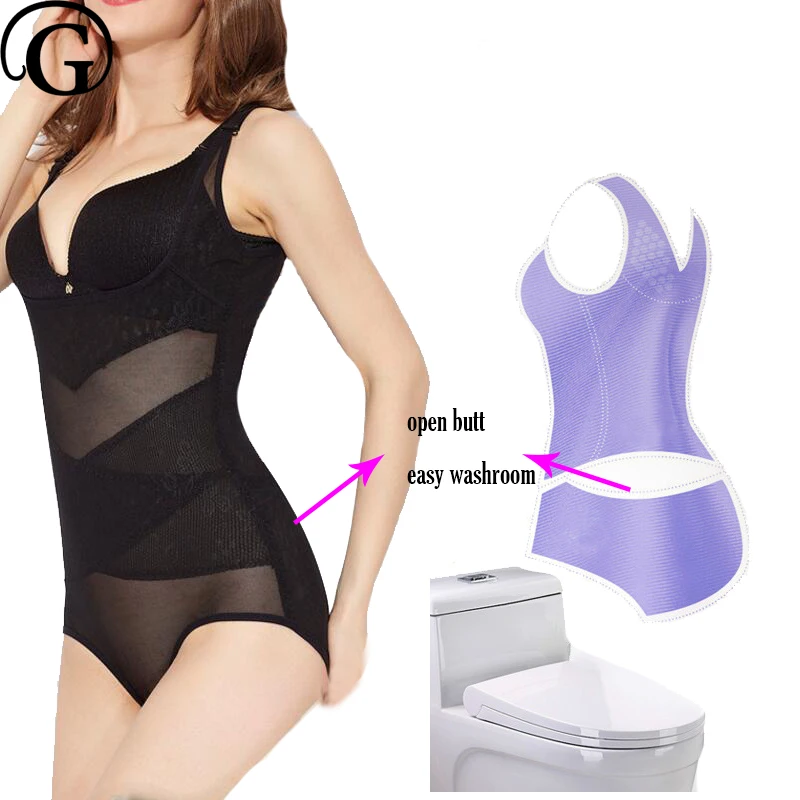 Бюстгальтер лифт корсет PRAYGER Body Shaper Для женщин Открытые попки боди размера плюс