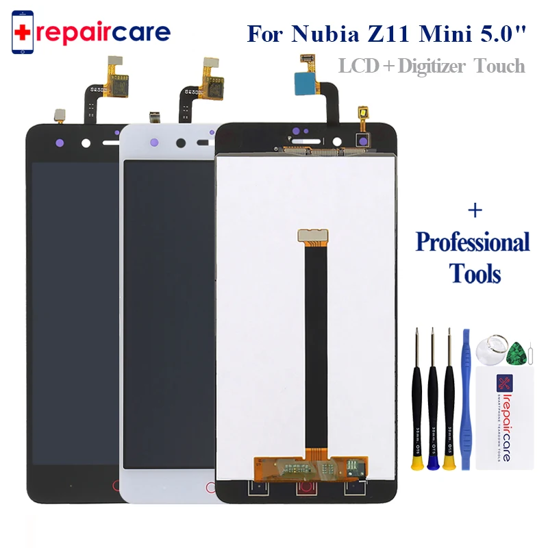 5 0 ''Новый для ZTE Nubia Z11 Mini NX529J Полный ЖК дисплей + сенсорный экран дигитайзер в