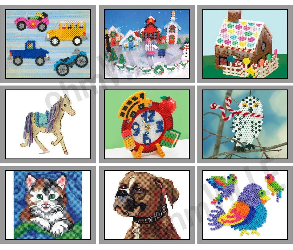 5 мм перлер бусины (коричневый ID: 20) Хама плавленые ~ создать почти все