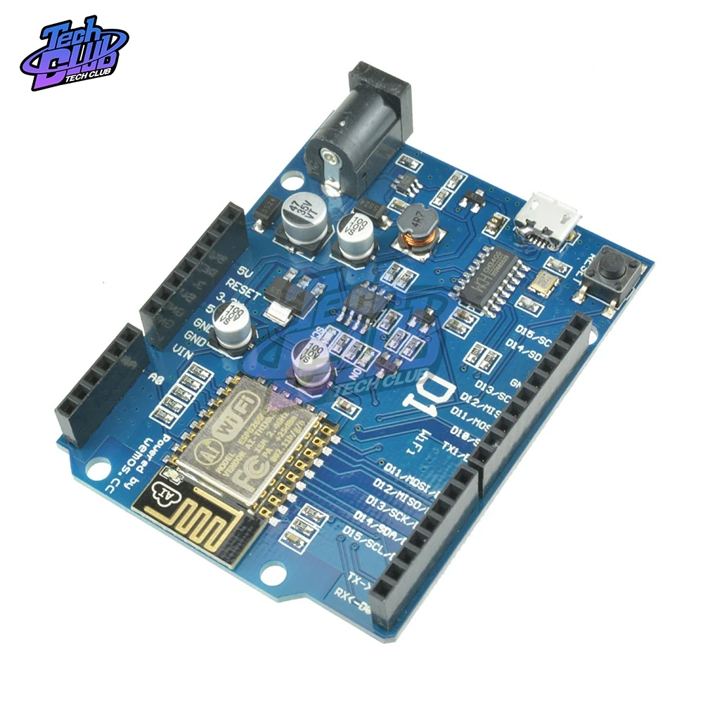 Плата разработки WeMos D1 CH340 CH340G Wi-Fi ESP8266 ESP-12 модуль для Arduino IDE R3 Micro USB ONE 3 В 5 в 1A |