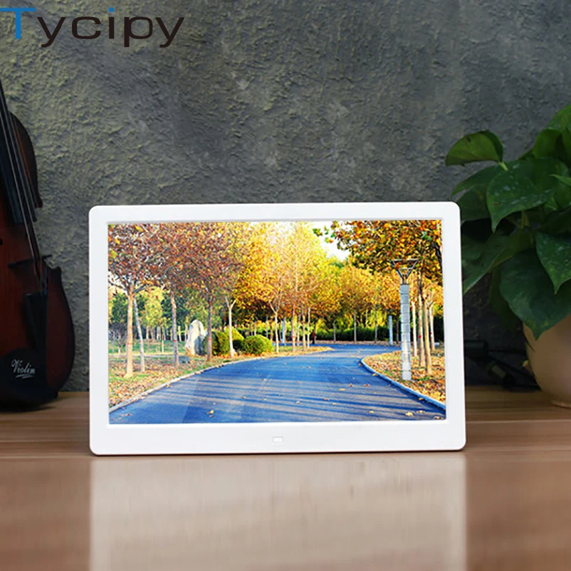 Tycipy 13 inch Digital Picture Photo Frame - HD IPS Widescreen MP3 MP4 Video Player with Calendar/Clock/Remote Control | Электроника