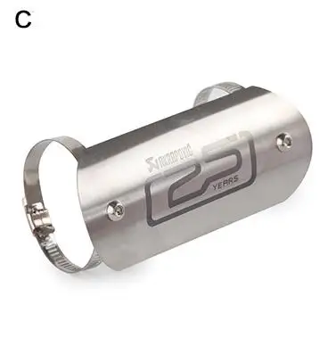 Глушитель для мотоцикла hp Akrapovic крышка из нержавеющей стали тепловой щит Защитная крышка защита R1 FZ1 R3 R6 MT07 обезьяна Nmax155 - Цвет: C