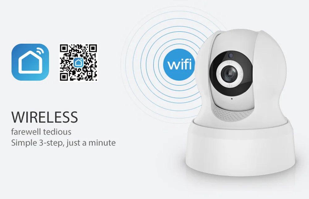 HD 720P IP камера беспроводная Wifi сетевая камера наблюдения умная жизнь совместима с Alexa Echo Show и Google Home