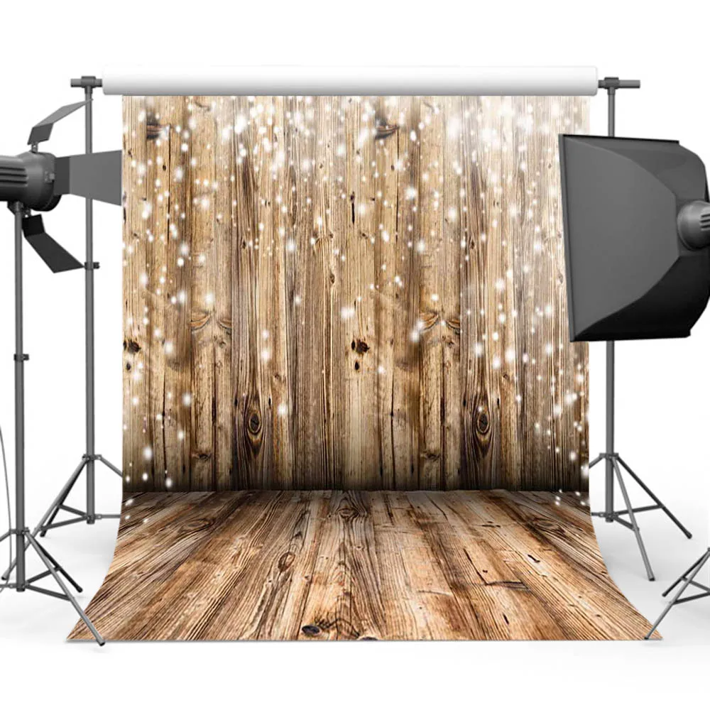 Фоны Mehofoto с блестками и деревянным полом для фотостудии фоны новорожденных фон