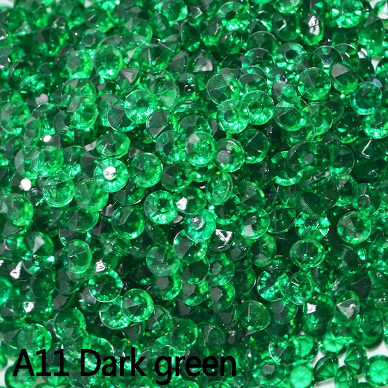 A11 dark green 1000 шт./компл. 4,5 мм кристалл ABS горячие-исправить Стразы стеклянные стразы pointback для одежды сумки аксессуары для дизайна ногтей украшения Драгоценные Камни - Цвет: A11 dark green