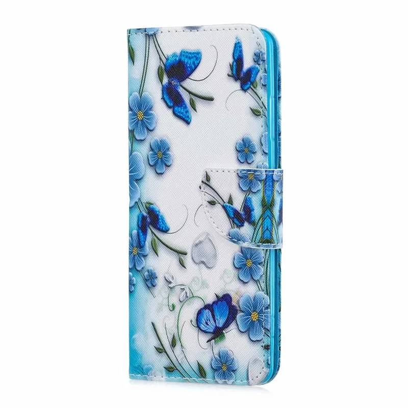 Style 7 Крутой кожаный чехол-бумажник с откидной крышкой для huawei Y5 Y6 Pro Y7 Y6 Y5 Prime Y7 Y6 задняя крышка чехол для телефона с изображением кошачьих листьев и мрамора - Цвет: Style 7