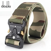 tactical belts nylon military waist belt metal buckle adjustable training belt hunting multifunction accessories waistband 4 5cm