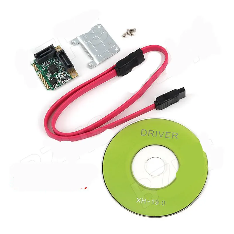 SP Mini PCI-Express на 2 порта SATA 3,0 с одним чипом адаптер расширения карты Mini PCIe на два SATA добавить на карту