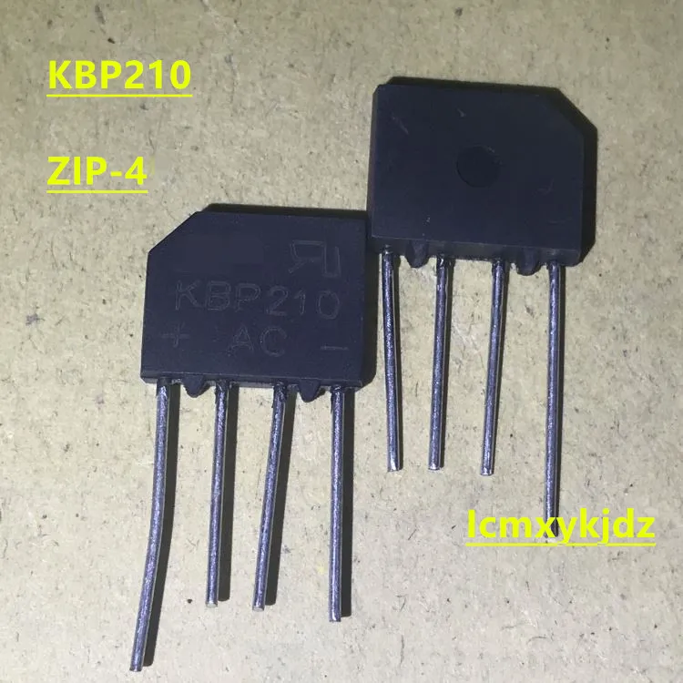 

5Pcs/Lot , KBP210 KBP210G 2A1000V ZIP-4 ,New Oiginal Product New original free shipping fast delivery