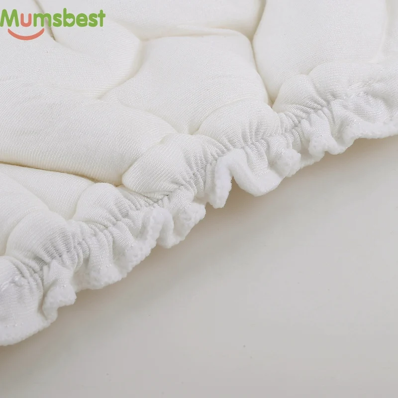 [Mumsbest] 10 шт. бамбуковый хлопок 5 слоев вставки для детской ткани смена подгузников Вкладыши Многоразовые детские подгузники