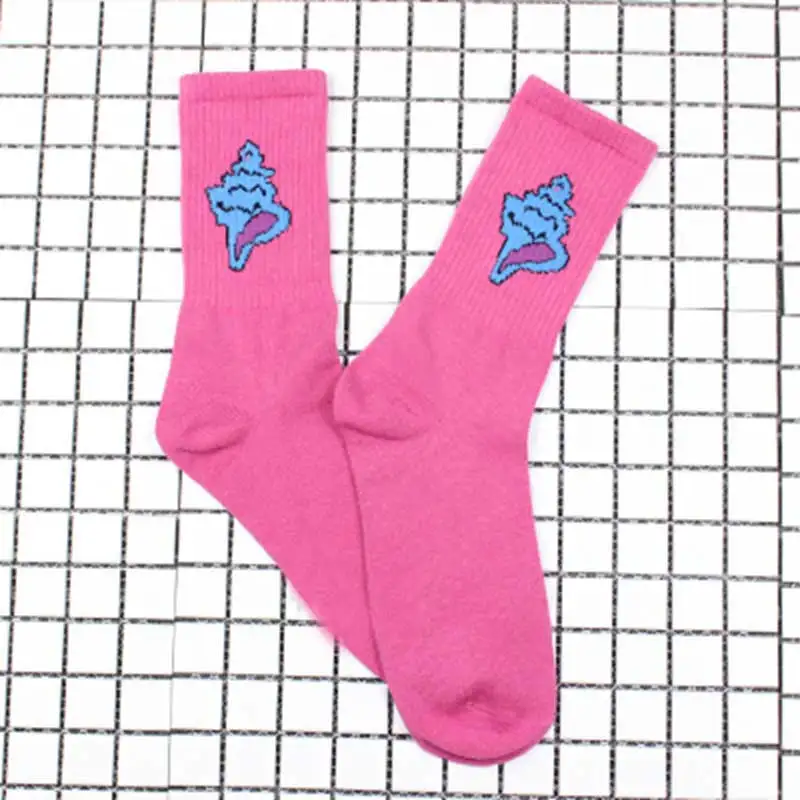 Epous Harajuku Funny Patterned Socks Hipster Fire Dinosaur Print Short Art Socks Sporty Women Pink Pistol Ankle Socks Female SOX