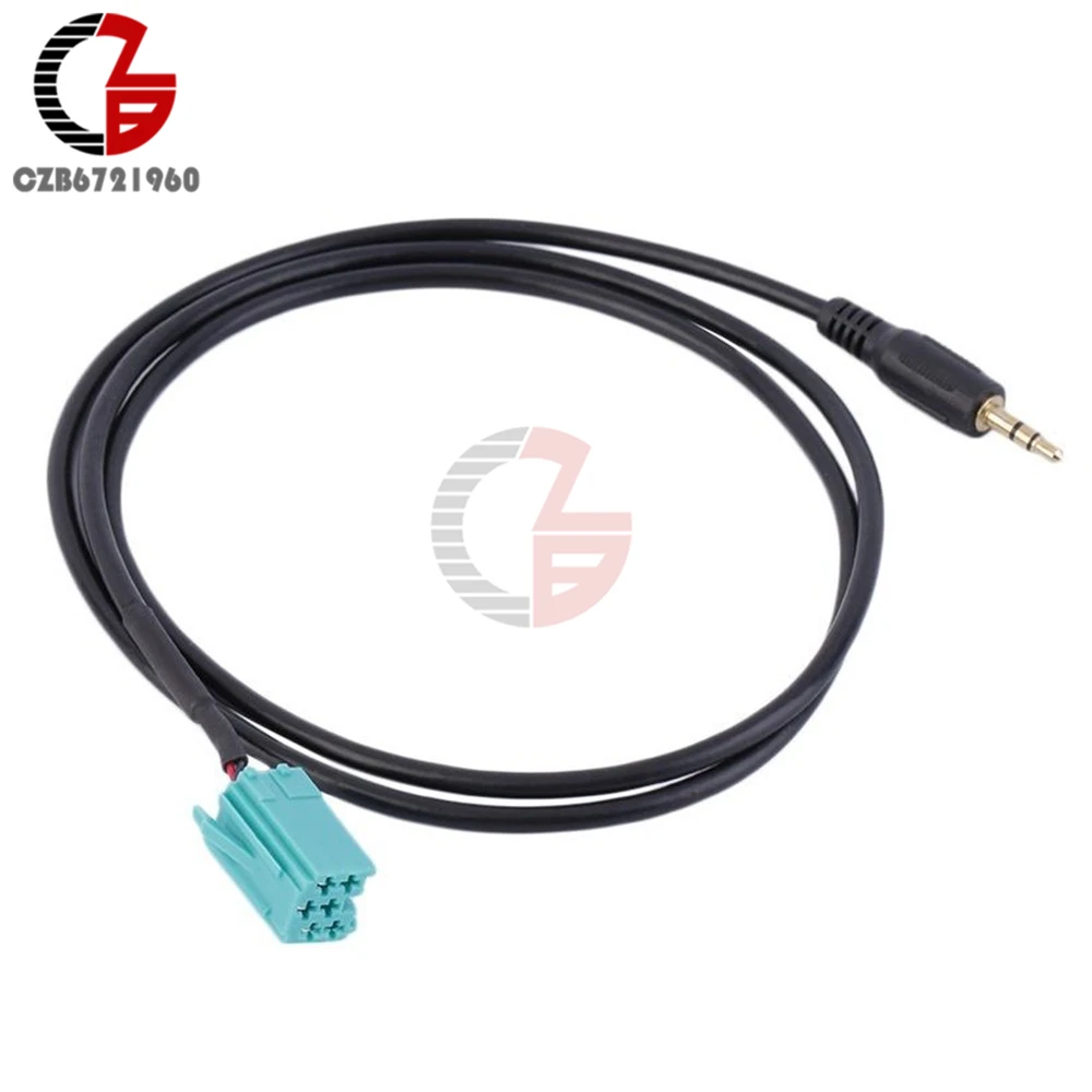Аудиокабель для Renault Clio Megane 2005 2012 D # MO 1 м 3 5 мм разъем Aux вход адаптер клемма|cable