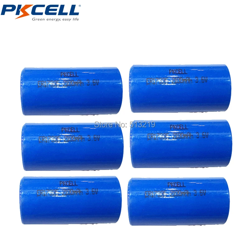 6 шт. встроенная литиевая батарея 3 В ER 17335 ER17335 2/3A | Электроника