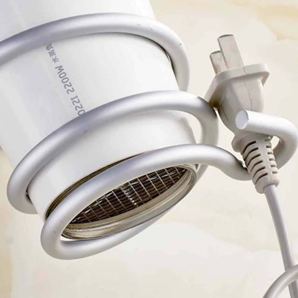 Настенный держатель для сушки волос из нержавеющей стали | Обустройство дома