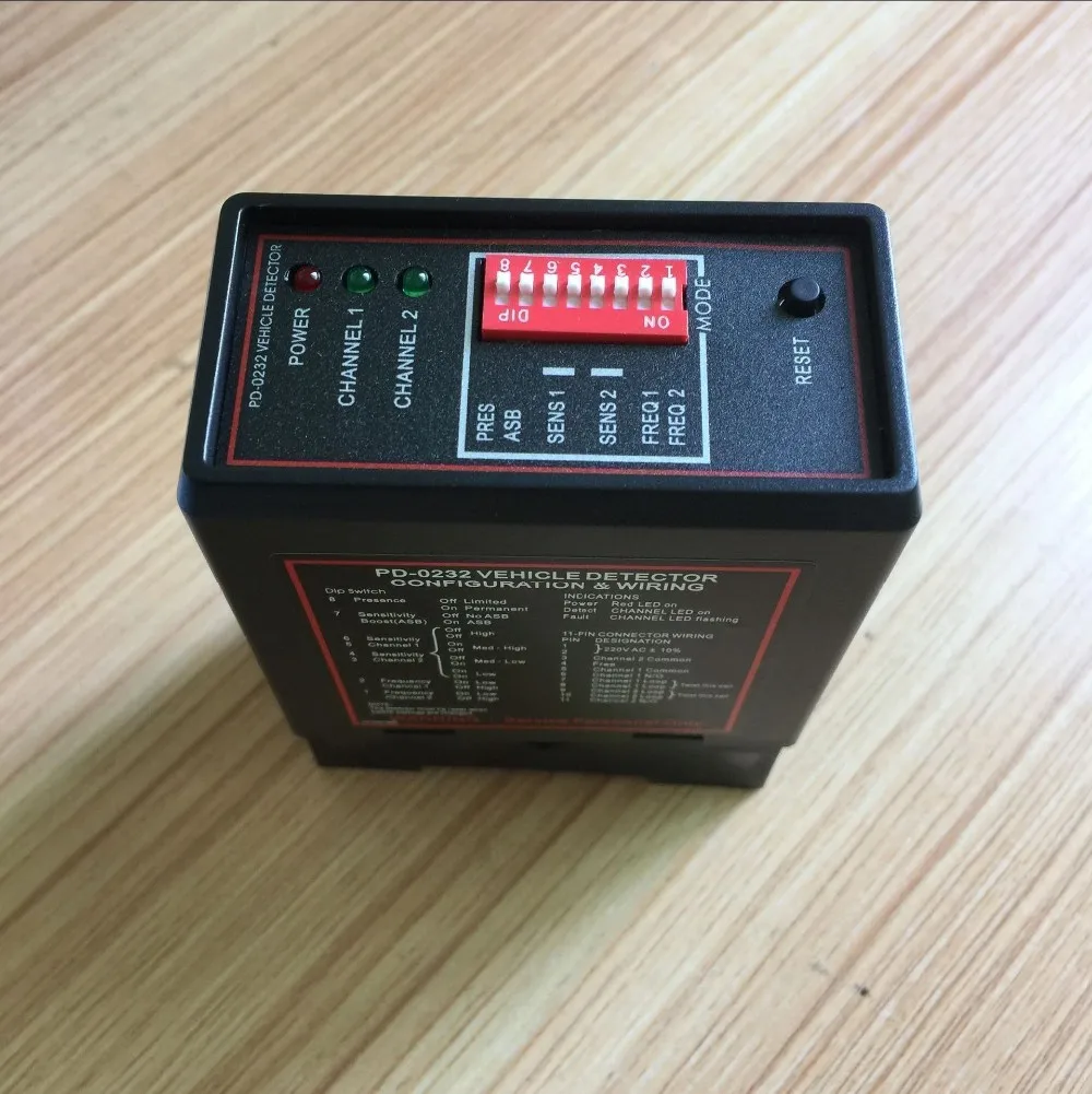 Автомобильный парковочный барьер PD232 двухканальный детектор петли для системы