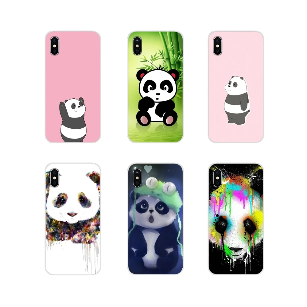 Милые аксессуары для телефона kawaii panda чехлы Sony Xperia Z Z1 Z2 Z3 Z5 compact M2 M4 M5 C4 E3 T3 XA Huawei Mate 7