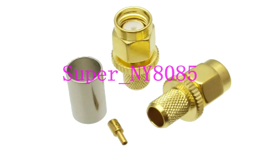 Разъем RP * SMA разъем RG8X типа папа кабель LMR240 прямой|male connector|male malemale sma connector |