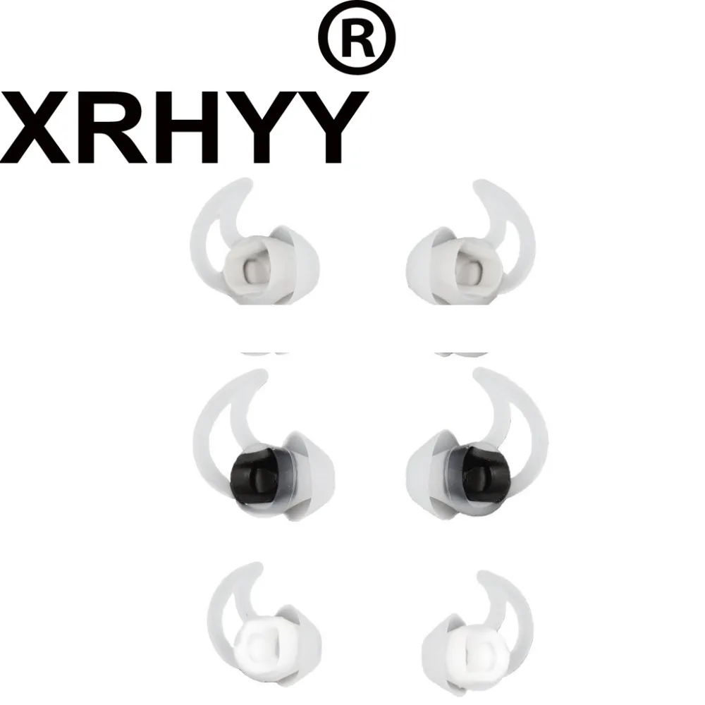 Сменные силиконовые наушники XRHYY 3 пары S M L наконечники для Bose IE2 MIE2I SIE2i