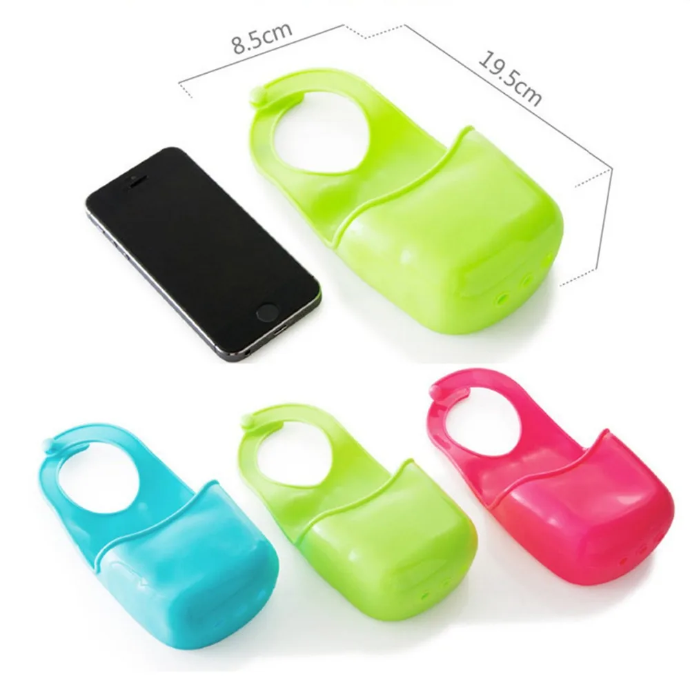 Creative Kitchen Tools Bathroom Gadgets Candy Colors PVC Plastic Soap Dish Hanging Storage Box Random | Дом и сад