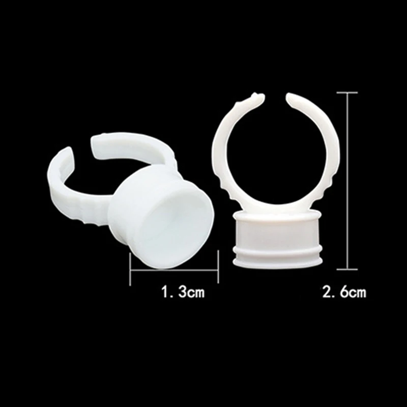 100 шт. клей для наращивания ресниц кольцо наклеивания палитра в футляре