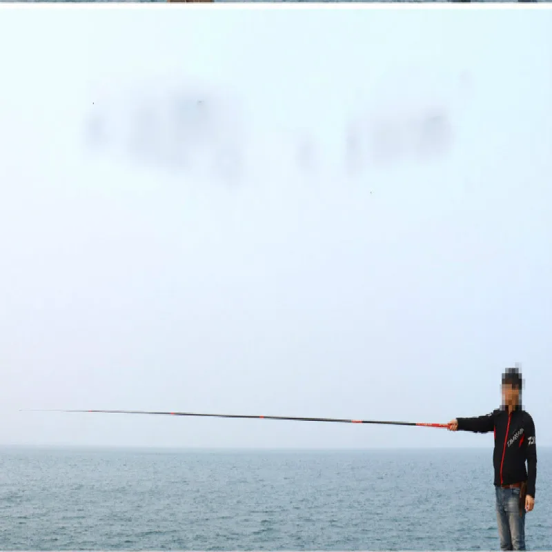 

8.1m Taiwan Fishing Rod for Big Fish Olta Super Hard Carbon Black Pit Pole Ultralight 28 Tonalty Hand Stick Pesca Fishing Tackle