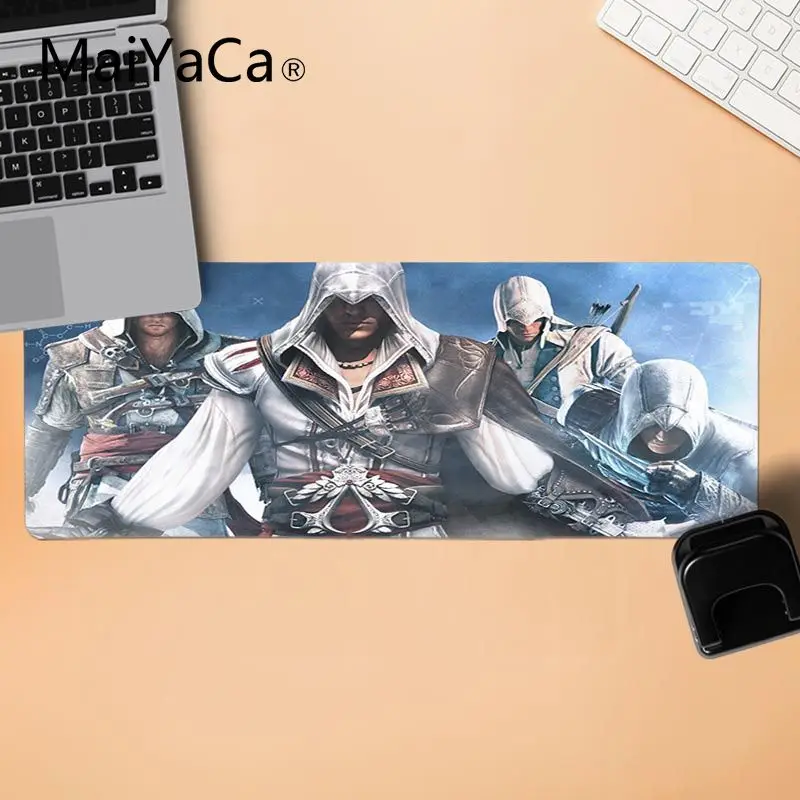 MaiYaCa Assassin's Creed IV черный флаг заказной игровой коврик для мыши для ноутбука игровой коврик для мыши - Цвет: LockEdge 30x80cm