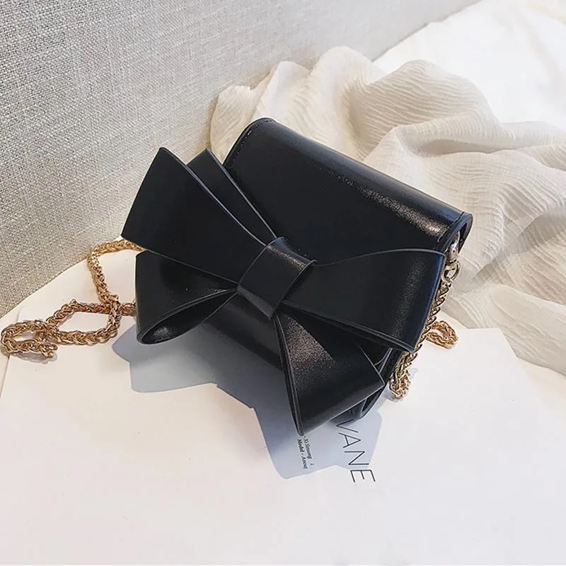 Moeluohouse милая сумка для женщин crossbody лук девушка цепи Hasp клапаном раза корейский
