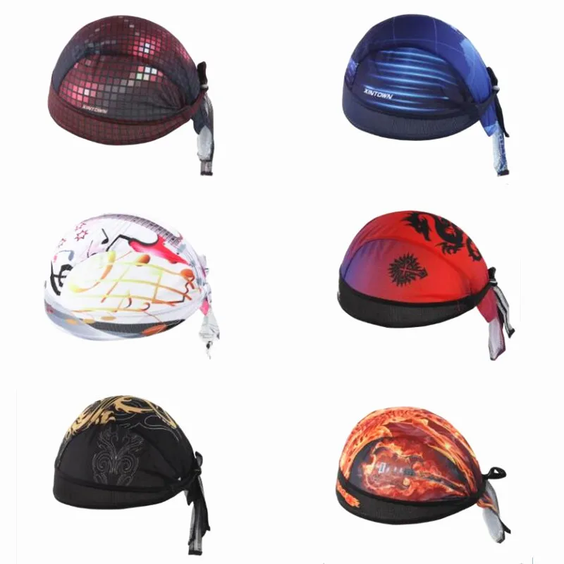 

Q956 Cycling Headwear Cycling Pirate Hat Bike Bicycle Cycling Hat Cap Running Bandana Headband Pirate Beanie Headwear