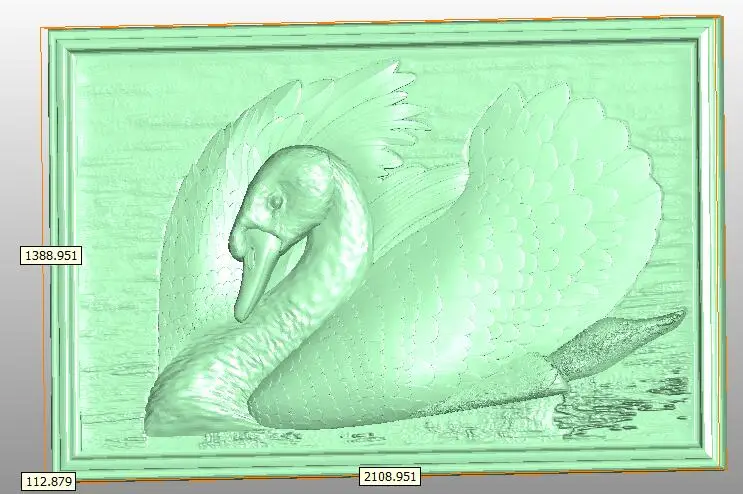 Модель 3d STL для фрезерного станка с ЧПУ гравировальный станок рельефный Artcam Aspire
