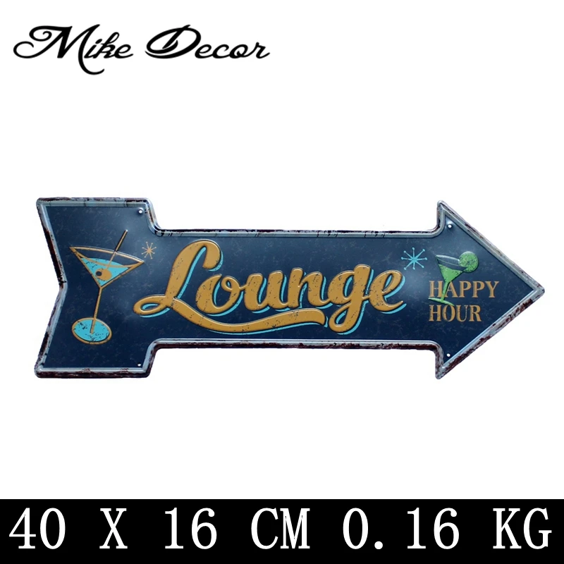 [Mike Decor] выход, винтажная Классическая картина со стрелами, ретро подарок, ремесло, необычный знак, декор для бара, YC-613, смешанный заказ