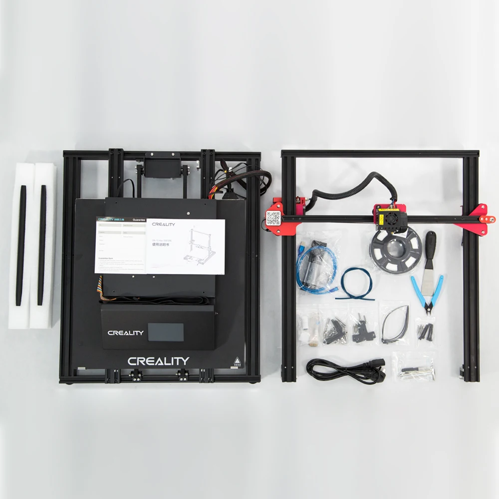 Creality 3D CR-10 Max 3d принтер DIY набор большой 3d принтер 450*450*470 мм автоматическое выравнивание печать с сенсорным экраном 8G TF карта