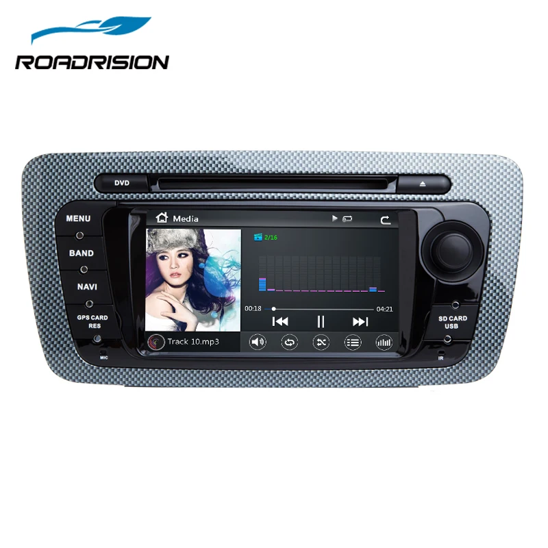 RoadRision 2Din автомобильный dvd-плеер для Seat Ibiza 2009-2013 авто радио с gps навигацией iPod данные беспроводного обмена SWC 1080P видео