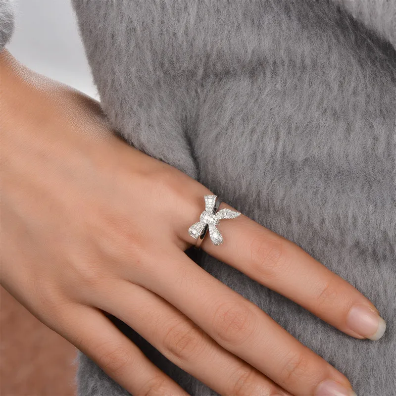 Обручальное кольцо 0.49ct круглых бриллиантов Eternity Юбилей 14 К белого золота Книги по искусству деко