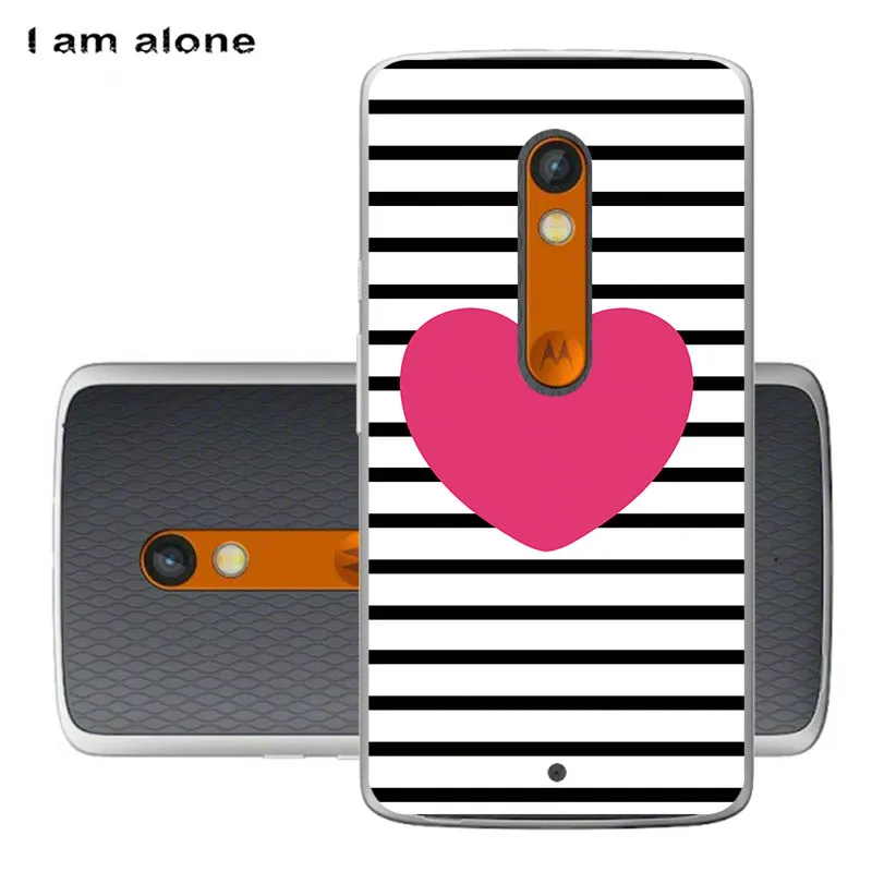 Чехлы для телефонов I am alone для Motorola Moto X Play, 5,5 дюймов, жесткий пластиковый мобильный Модный чехол с рисунком для Moto X Play - Цвет: PC HH63