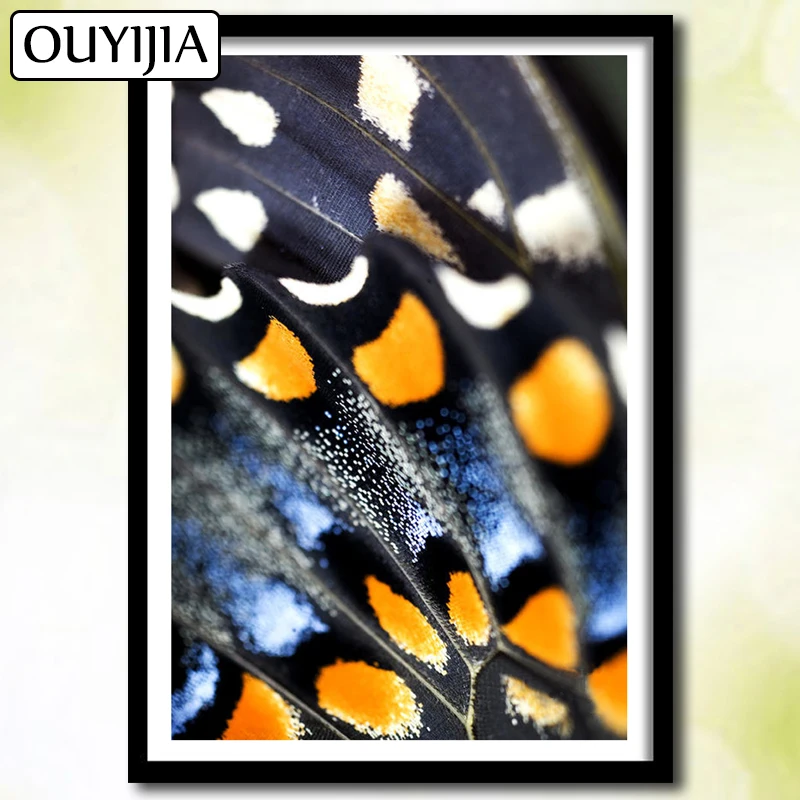 

Алмазная 5D Вышивка с бабочками и птицами, животное, цветы, полноразмерная вышивка, стразы, OUYIJIA