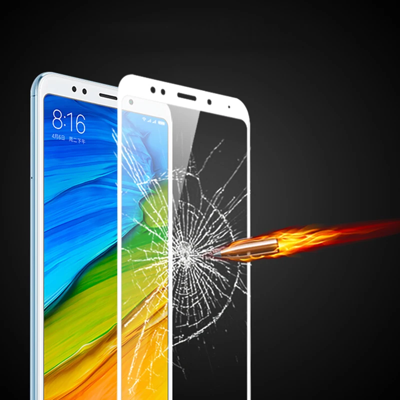 защитное стекло 2 шт. Премиум Экран протектор для Xiaomi Redmi 5 плюс активных