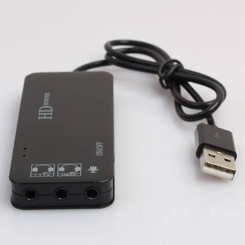 USB 2 0 хаб + звуковая карта 7 1 Многофункциональный usb-хаб | Компьютеры и офис