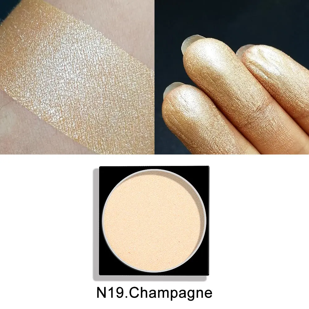 N19 NAQIER тени для век макияж одиночные тени для век DIY пользовательские цвета матовый минеральный палитра теней Блеск Палетка с тенями - Цвет: N19