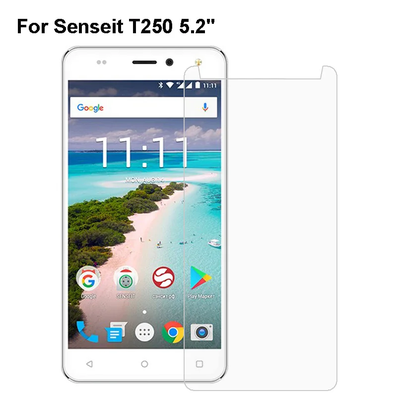 Защита экрана для телефона Senseit R500 T250 T100 A250 телефонное закаленное стекло Тонкая