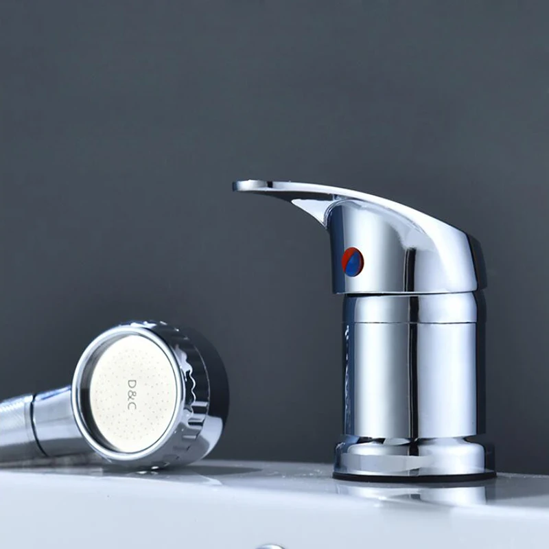 Смеситель для горячей и холодной воды 80 см латунная миска шампуня насадка душа