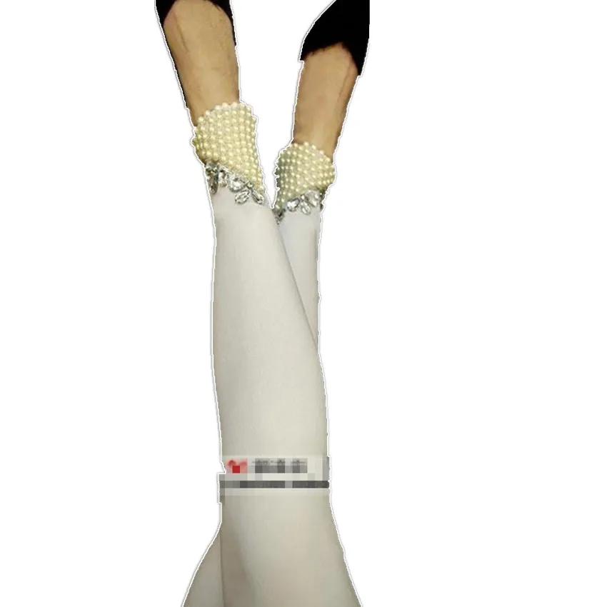 Женские облегающие леггинсы эластичные брюки-карандаш с бусинами бриллиантами и