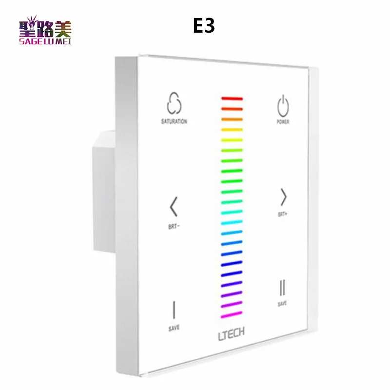 E1/E1S/E2/E3/E3S DC12-24V РФ 2 4 GHZ приглушить/КТ/RGB настенный светодиодный переключатель