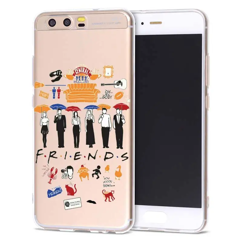 Чехол "Друзья вместе" для huawei P Smart Nova 3i 4 P8 P9 mini P10 P20 P30 lite Pro, силиконовый чехол из ТПУ