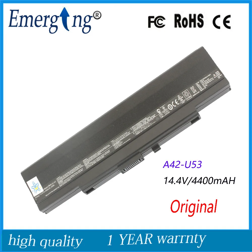 Новый оригинальный 63WH Аккумулятор для ноутбука ASUS A42 U53 A41 U53J U52 U33 U43 U35 U53f U53jc a1 U52f