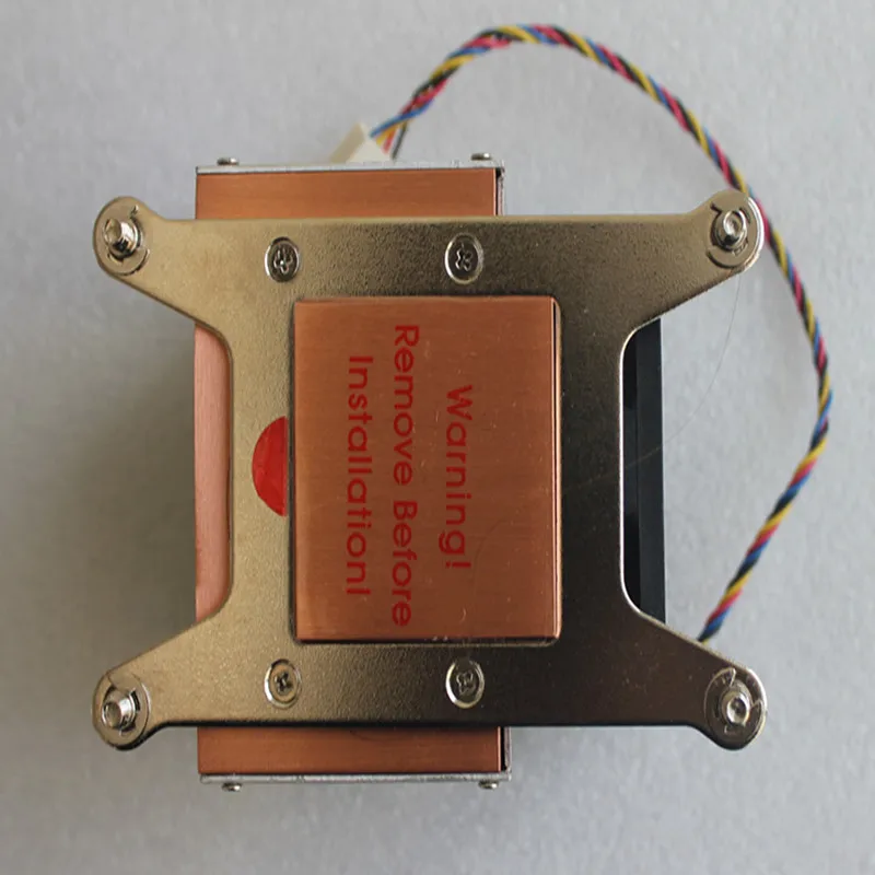 Square base 2U кулер процессора w/PWM разъем вентилятора для LGA 2011 серверный радиатор вентилятор охлаждения процессора 2U боковой удар для X79 материнской платы Прямоугольный вентилятор - Цвет лезвия: Square base