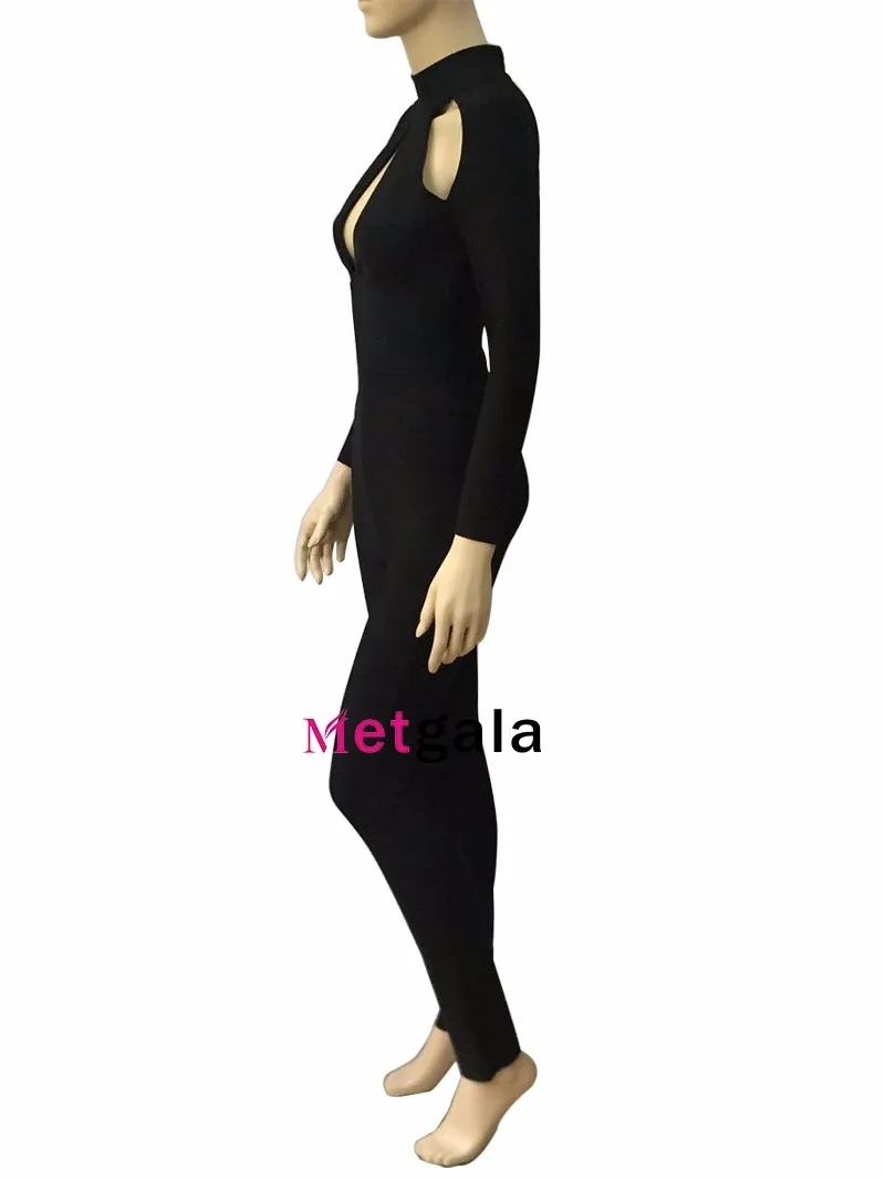 2018 новые модные женские пикантные выдалбливают полный с длинными рукавами