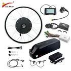 Мощный электрический велосипед, 48 В, 1000 Вт, с литиевой батареей, заднее бесшумное моторное колесо, сделай сам, для электровелосипеда 26 дюймов, 700C