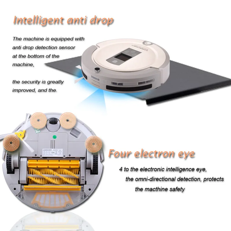 2017 Интеллектуальный A325 Пылесосы для автомобиля дома с УФ-лампы 2-пути виртуальный