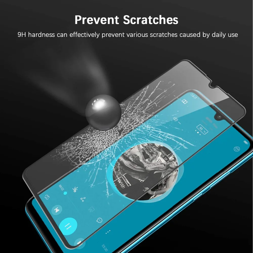3D полное покрытие закаленное стекло для Huawei P30 Pro Защитное Lite защита экрана на