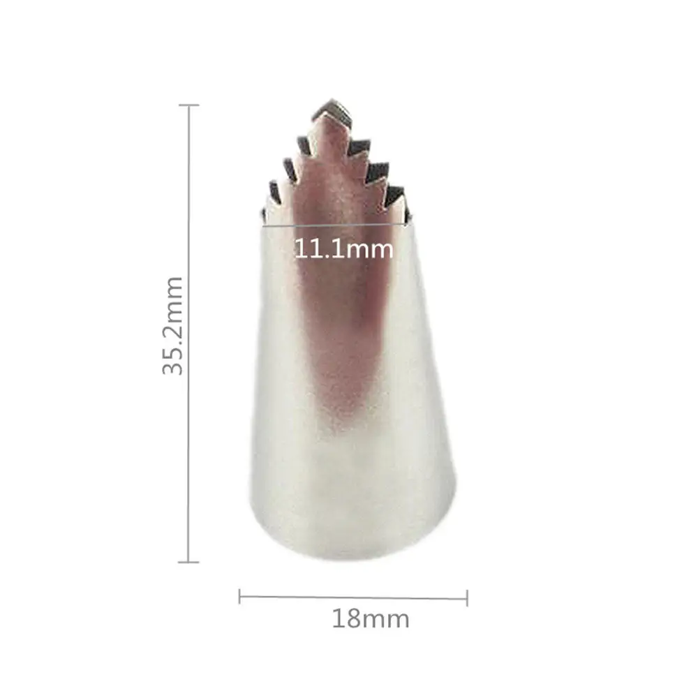 Новинка 2021 г. специальный наконечник из нержавеющей стали в форме листьев для